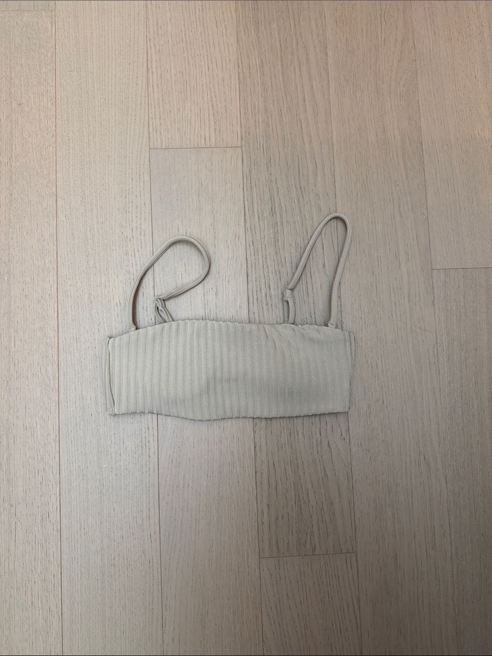 Archive Rib Bandeau Bikini Top